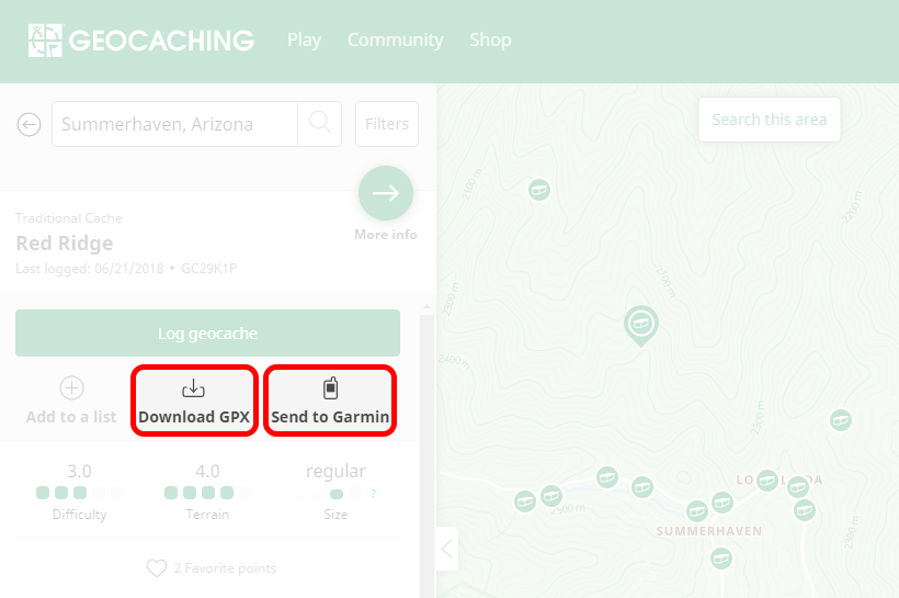 GPSrChive How To Geocache